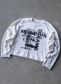 Ash white "Dreams" sweatshirt