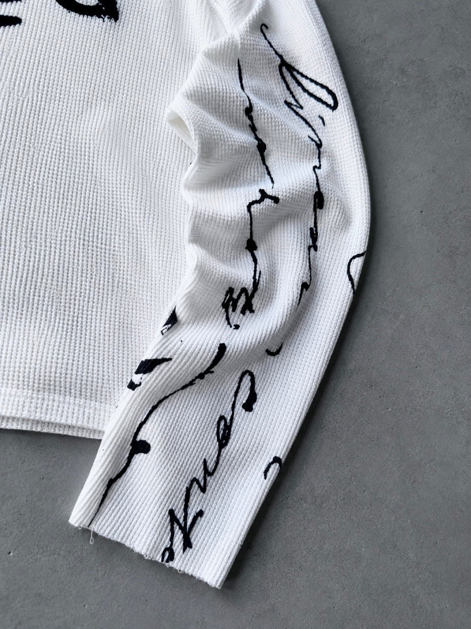 Ash white "Dreams" sweatshirt